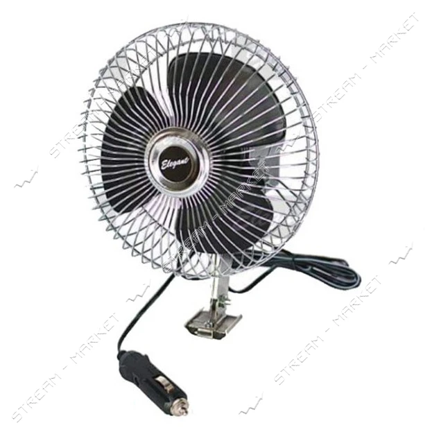 Вентилятор Elegant EL 101542 12V 8" поворотный металлический                                        