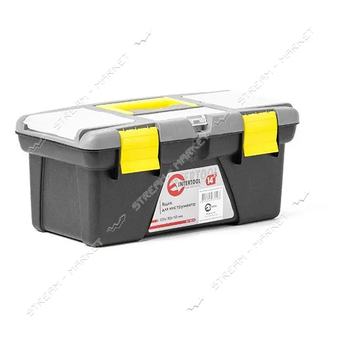 Ящик для инструментов Intertool BX-0314 14" 355x182x153мм