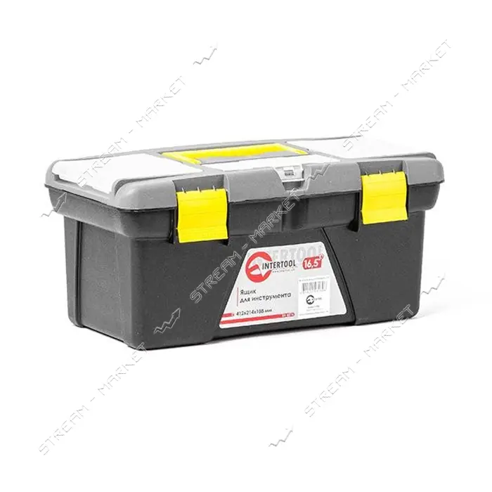 Ящик для инструментов Intertool BX-0316 16.5" 412x214x188мм