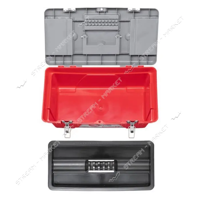 Ящик для инструментов Intertool BX-0516 с металлическими замками 16" 415x210x190мм