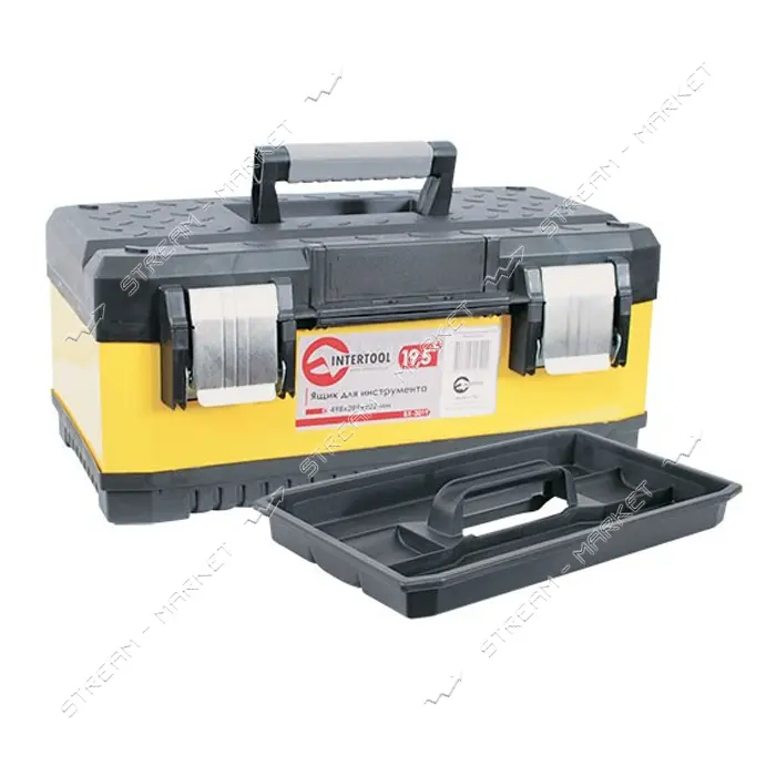 Ящик для инструментов Intertool BX-2019 19.5" 498x289x222мм                                         
