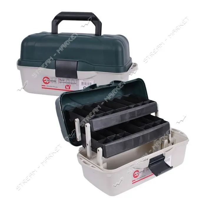 Ящик для инструментов Intertool BX-6116 16" 400x205x190мм                                           