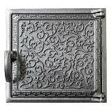 Дверца топочная чугунная Татарка (крючок) внутр. 195х240мм, наружный 230х270мм (KHLP)               