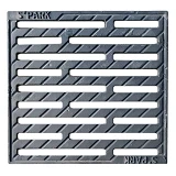 Решетка ливневка 280x280 3.2кг черная                                                               