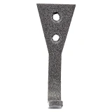 Крючок металический крашеный 5.5х5.5 Серый