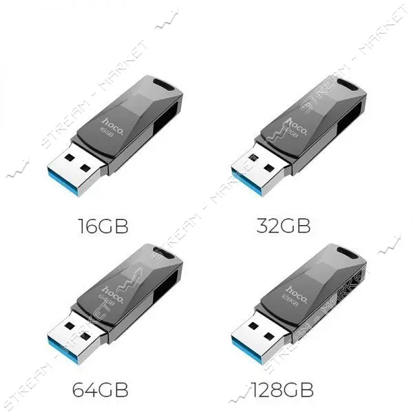 Флешка Hoco UD5 Wisdom high-speed flash drive 128GB                                                 