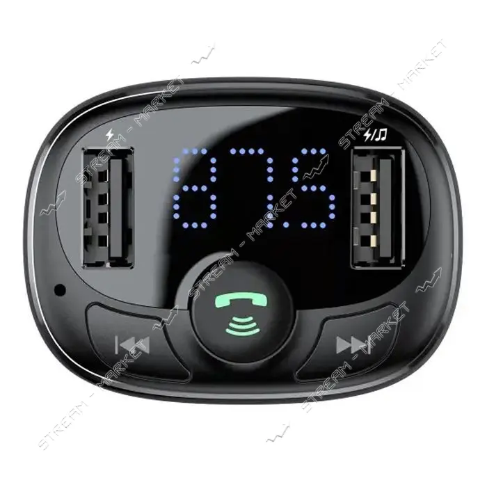 FM-трансмиттер Baseus S-09 typed Wireless MP3 charger черный                                        