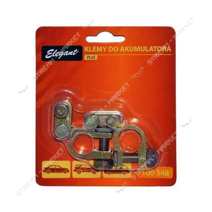 Клемма аккумулятора Elegant EL 100 548 цинк покрытый латунью                                        