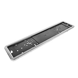 Авторамка номерного знака Elegant 100 585 нержавейка серебро                                        