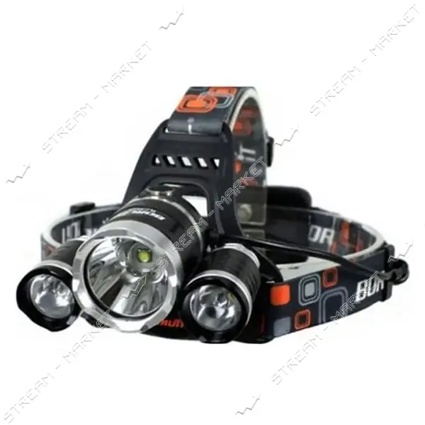 Фонарь налобный Police RJ-3000 Cree T6 плюс 2Q5 1500 люмен 4 режима 2x18650                         