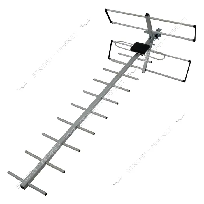 Антенна уличная активная HDA-2515 Марічка с усилителем 1м