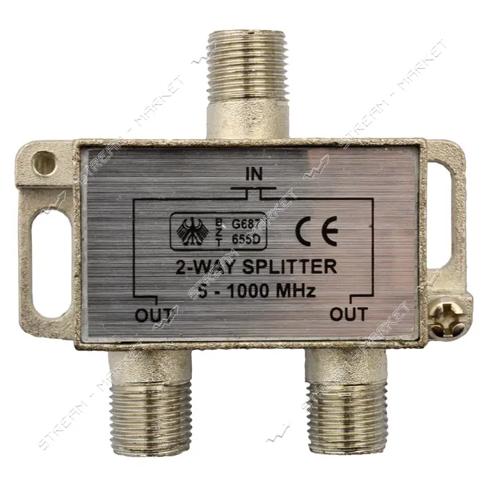 Сплиттер для антенного кабеля 2-Way Splitter