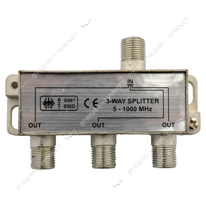 Сплиттер для антенного кабеля 3-Way Splitter                                                        