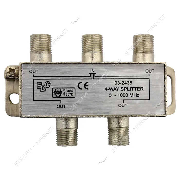 Сплиттер для антенного кабеля 4-Way Splitter