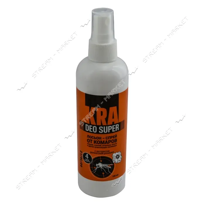 Спрей от комаров KRA DEO Super с экстрактом долматской ромашки 100мл