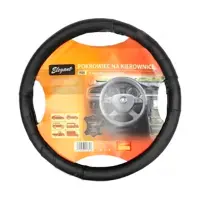 Чохол на руль з масажером Elegant EL 105 601 М чорний шкіра                                         