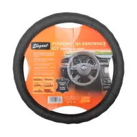 Чохол на руль з масажером Elegant EL 105 636 М перфорована шкіра чорний                             