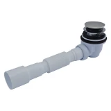 Сифон для душевого поддона Extra Plast ДКК-55 Клик-Клак 1-1/2"x65 гофротрубка 1-1/2"x40/50          