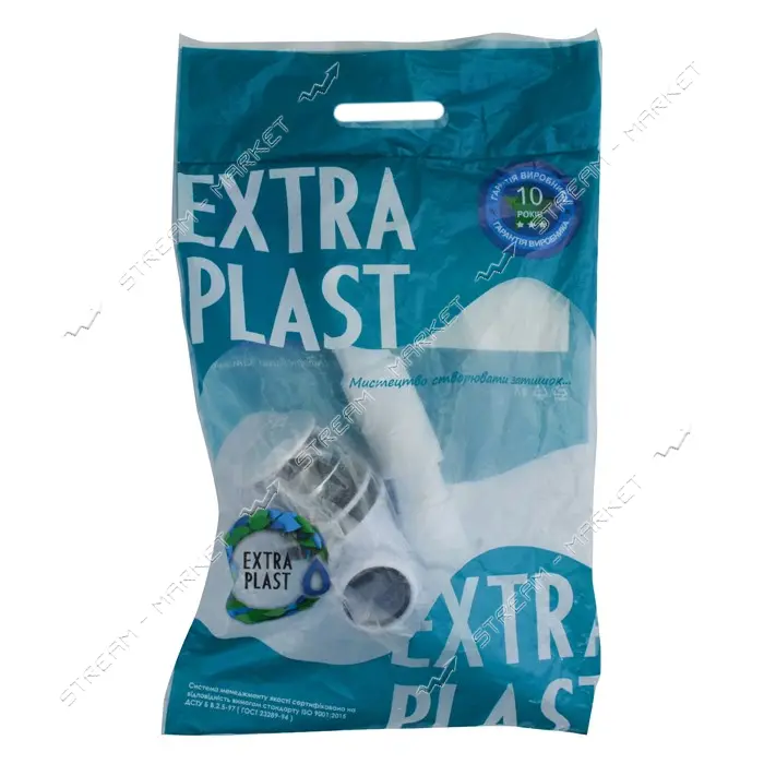 Сифон для душевого поддона Extra Plast ДКК-55 Клик-Клак 1-1/2"x65 гофротрубка 1-1/2"x40/50          