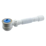 Сифон Extra Plast ЕП-1000 для душевого поддона 6.5см и с гофротрубкой 1-1/2" 40/50мм                
