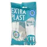 Арматура для бачка унитаза Extra Plast АРБ-02 боковой подвод 1/2 двойная кнопка