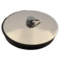 Пробка хром 54x50 черная                                                                            