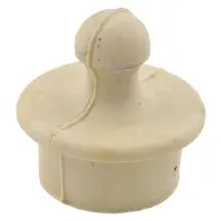 Пробка для чугунной ванны белая 40x38                                                               