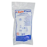 Сифон Тюльпан SoloPlast Т 0116 для умыв с нерж. выпуском без пробки и гибкой трубой 1 1/4x50        