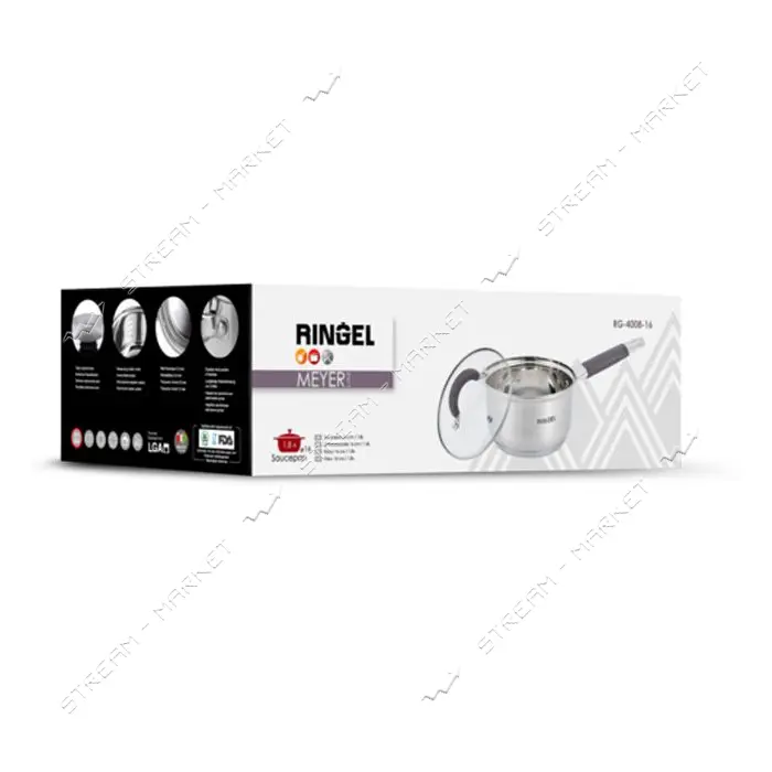 Ковш Ringel Meyer RG-4008-16 d16см 1.6л нержавеющая сталь