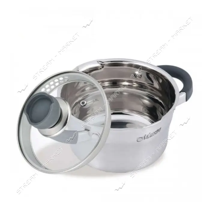 Кастрюля Maestrо MR-3507-20 d20см 3.3л нержавеющая сталь с крышкой