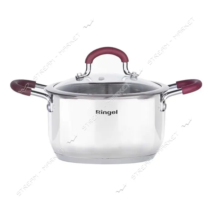Кастрюля Ringel Ingrid RG-2001-24 d24см 5.5л нержавеющая сталь                                      
