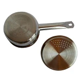 Ковш Maestrо MR-351114S d14см 0.75л нержавеющая сталь с крышкой
