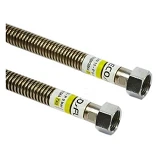 Подводка для газа Eco-Flex из нержавеющей стали d12 1/2"х1/2" ВВ 400см 1шт