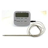 Термометр кухонный электронный с таймером и выносным датчиком щупомThermometer timer ТА-278         