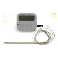 Термометр кухонный электронный с таймером и выносным датчиком щупомThermometer timer ТА-278         