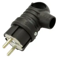 Вилка угловая каучук Bemis BK1-1402-2022 16А IP44                                                   