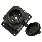 Розетка настенная каучук Bemis BK1-1402-3511 IP54