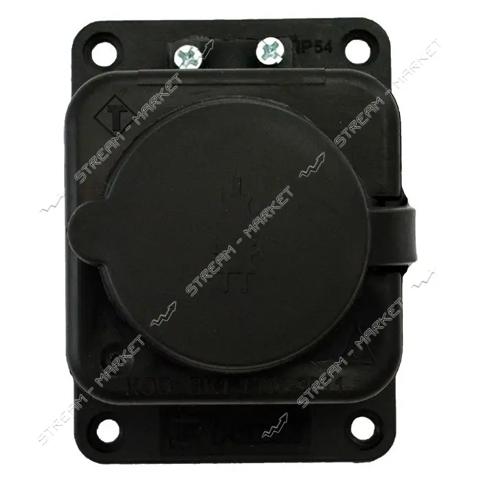 Розетка настенная каучук Bemis BK1-1402-3511 IP54