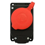 Розетка настенная Bemis BK6-2504-4511 3x25А каучук                                                  