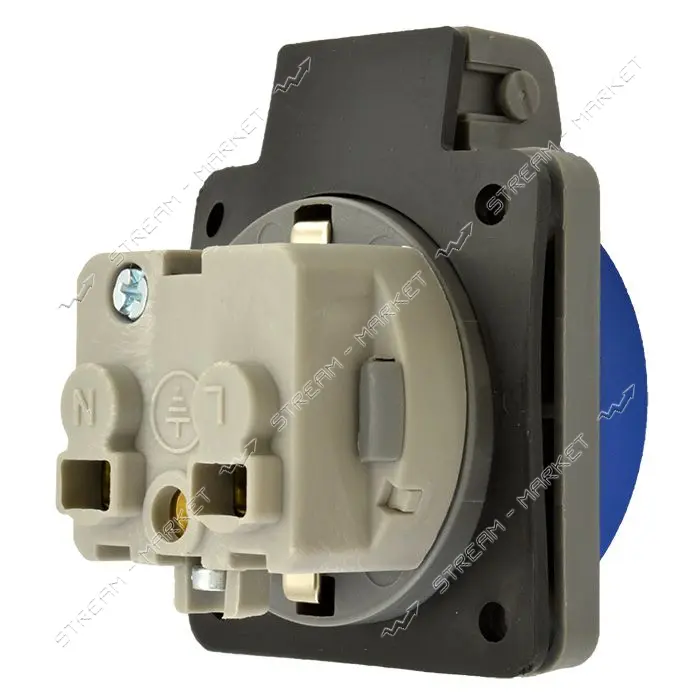Розетка на механизм с крышкой Bemis BY8-1402-2700 1x16А