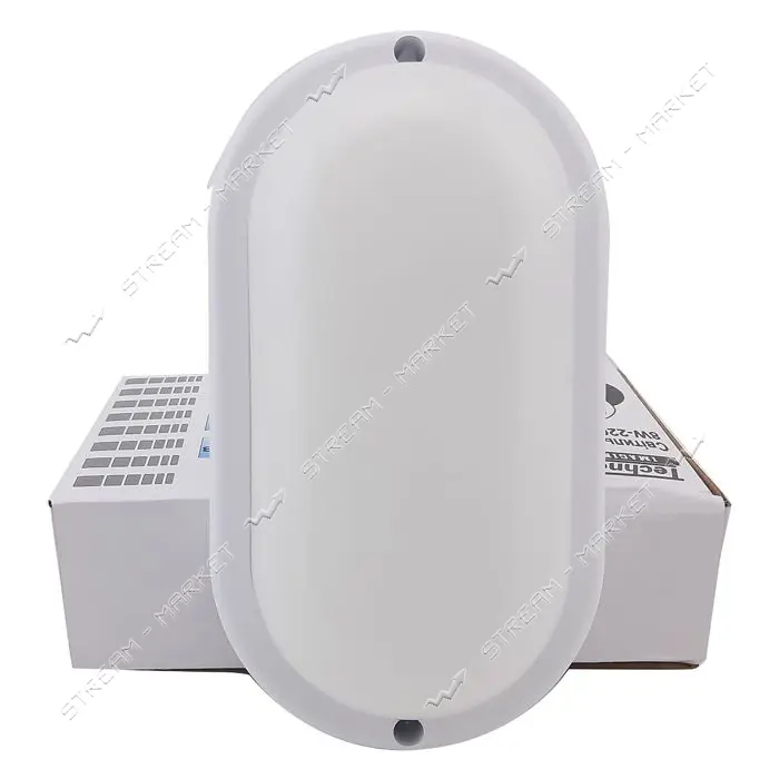 Светильник Techno Systems LED Oval Ceiling 12W-220V-960L-6500K-IP65 ЖКХ овал