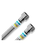Шланг для воды из нержавеющей стали Eco-Flex Вода/Супер d12 1/2"х1/2" ВВ 20см 1шт                   