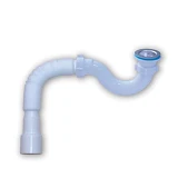 Сифон для ванны Waterstel Orio А-40089 с нержавеющим выпуском с переливом                           