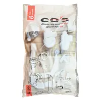 Сифон для умывальника COS LN-02.01 с нержавеющим выпуском 1 1/2х40/50 серый