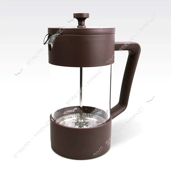 Заварник Maestro MR-1659-1000 1000мл стекло/пластик черный                                          