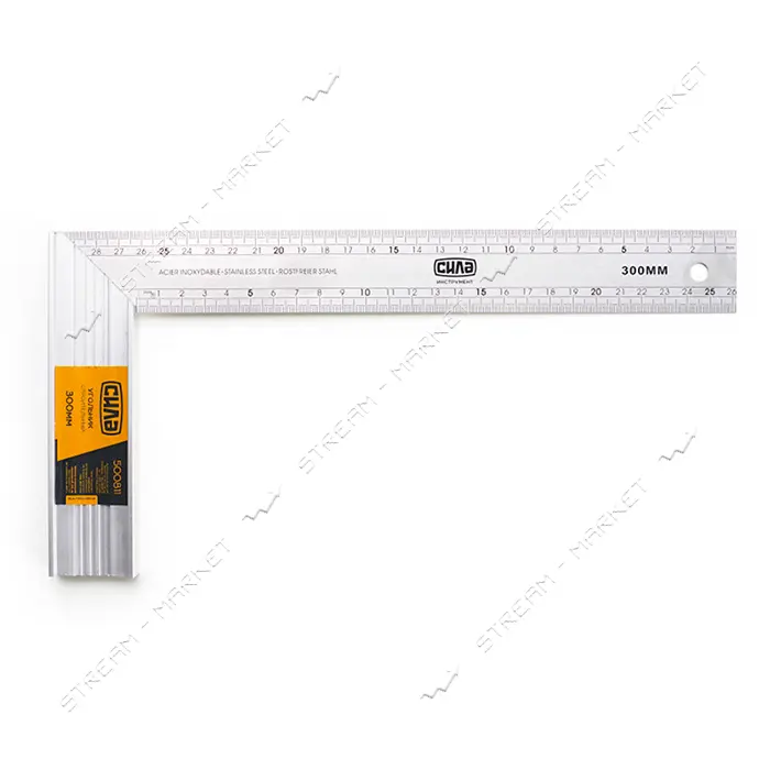 Угольник строительный алюминиевый Сила 500826 350мм                                                 