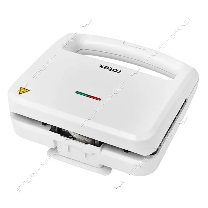 Бутербродница Rotex RSM110-W 780Вт антипригарное покрытие пластины для гриля  Grill                 