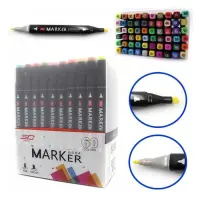 ΠΠ°Π±ΠΎΡ ΡΠΊΠ΅ΡΡ ΠΌΠ°ΡΠΊΠ΅ΡΠΎΠ² 7368-60BL SC Professional 60 ΡΠ²Π΅ΡΠΎΠ² ΠΏΠ»Π°ΡΡΠΈΠΊΠΎΠ²ΡΠΉ Π±ΠΎΠΊΡ