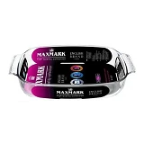 Форма для выпечки Maxmark MK-GL220 стеклянная прямоугольная 30.3х19.8х6см