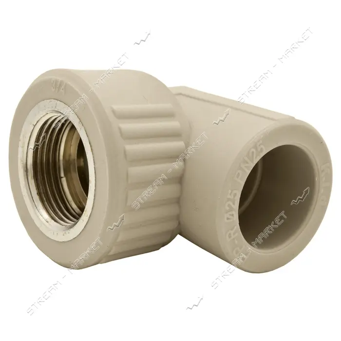 Угол полипропиленовый 25x1/2"В KLD